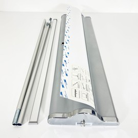 JUST 4 SIGNS NEW DELUXE Retractable Banner Stand with Widened Base and Padded Portable Oxford Bag (24" x 68 ～ 80"（WxH）)