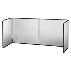 Splatter Guard for Frying Non-Stick 3 Sided Foldable Grease Splatter Screen Stainless Steel Backsplash Anti Splatter Shield Guard for Stove Screen Protector for Frying Stove Top Wall L ANGINORLD