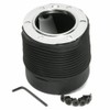 Black Aluminum Steering Wheel Short Hub Adapter Quick Release Hub