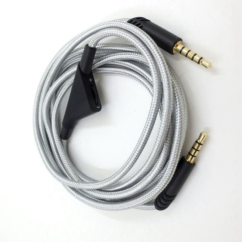 Headphone Cable with Volume Control Adjustable Gaming Headset Cable with