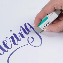 2Pcs Sand Eraser-Natural Rubber Latex and Fine Silica Grit-Dual-Sided Eraser for Ink and Pencil-Ideal for Blueprint Designers,Students,Standard Pencil Erasers,Office Products,Correction Products