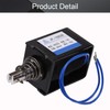 Fielect DC 24V 10A 80N Push Pull Type Solenoid Electromagnet,