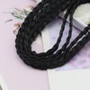 ECSiNG 2PCS Women Belt Skinny Tassel Braided Waist Belt Thin