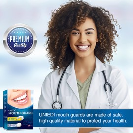 Anti Grinding Guard, Mouth Guard for Grinding Teeth at Night, Mouth Guard for Clenching Teeth at Night, Night Guards for Teeth Grinding with 12 Cleaning Tablets