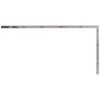 Shinwa Sokutei 10014 Silver Curb Measure 19.7 inches (50 cm)