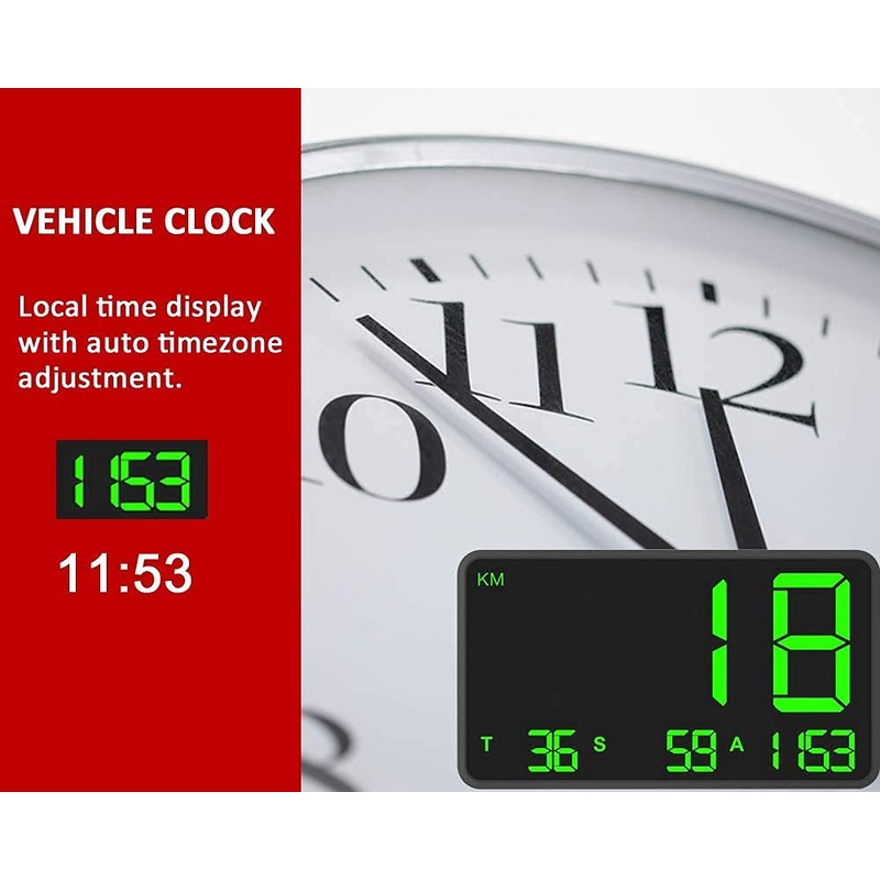 kingneed HUD Original Universal GPS Head Up Display Speedometer Odometer
