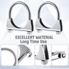 Datanly 4 Pcs 2" Exhaust Clamp Heavy Duty U-bolt Exhaust