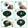 (2pack) 9" x 20T Chainsaw Tooth Brush Blades Green -