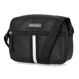 Nautica Candid Camera Adjustable Crossbody, Bowline Black