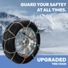 SNOCATENA Snow Chains for Car,SUV and Pickup,Universal Emergency Tire chains,Set