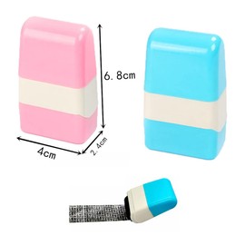 2PCS ID Theft Protection Roller Stamp Identity Guard Roller Stamp Identity Theft Protection Stamp for ID Blockout and Privacy Confidential and Address Blocker