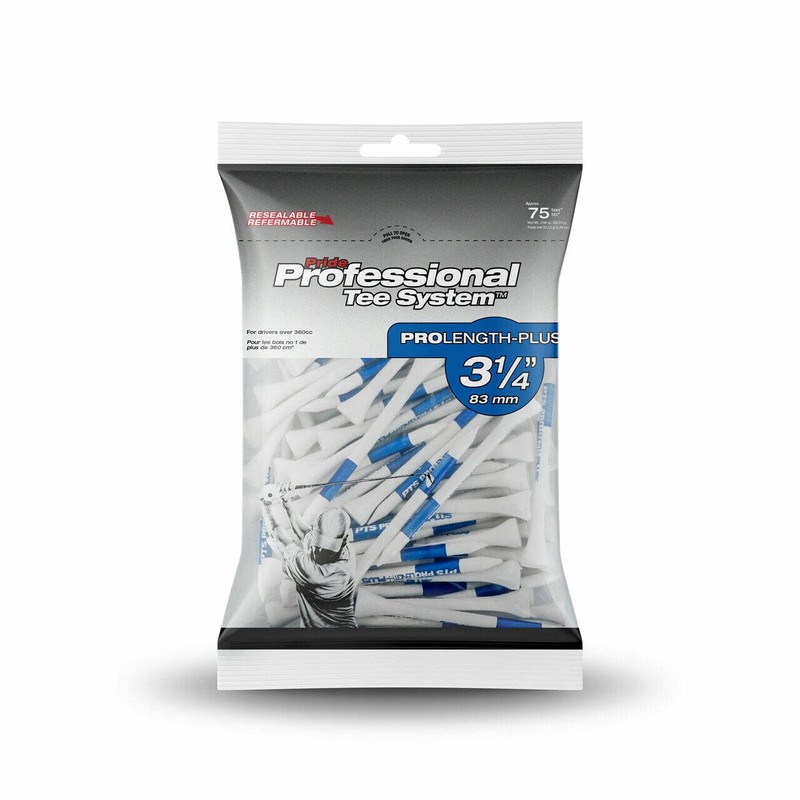 Pride PTS 2 3/4in Tee Pack 100 yellow