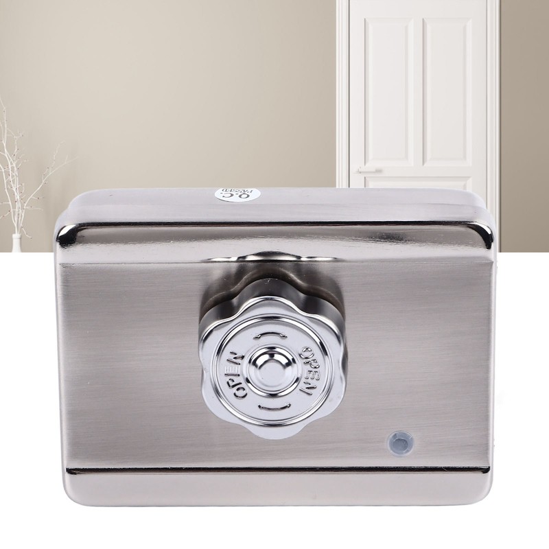 Electronic Door Lock Adjustable Delay 12V Power Off Unlocking Electromagnetic