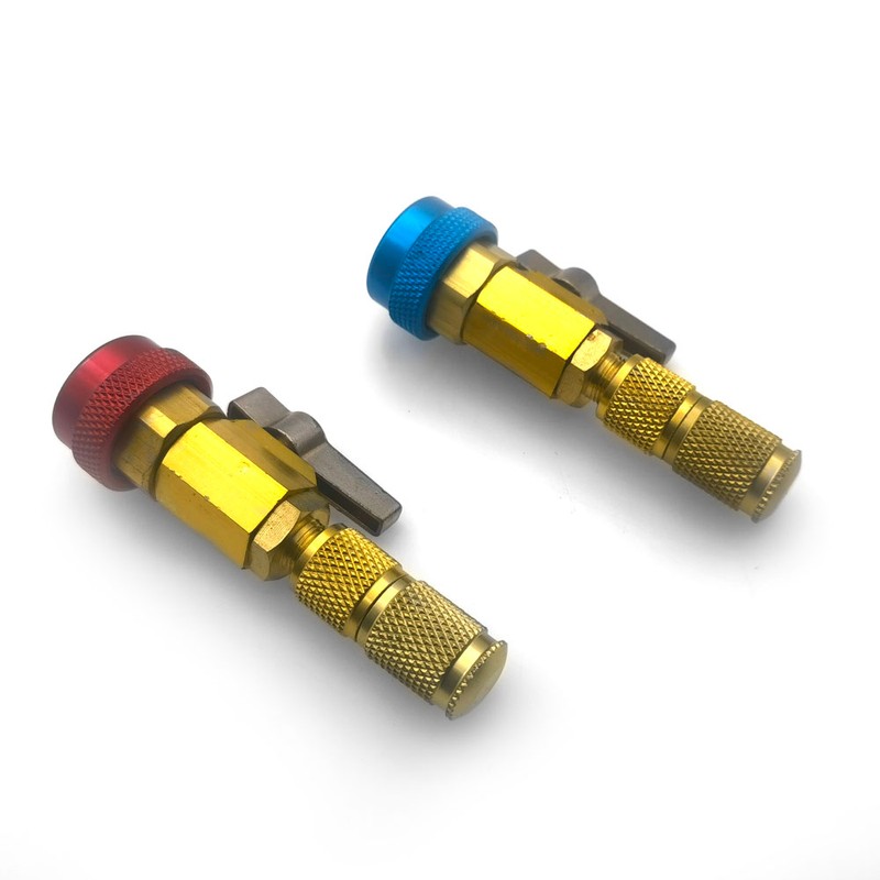 2pcs Air Conditioning R134A Valve Core Quick Remover Installer High