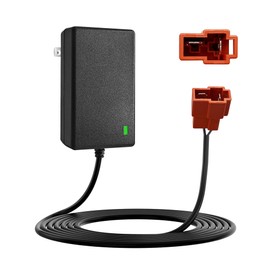 24V Battery Charger Compatible with Ride On Toys for Kids, 24Volt (28.8V) Batteries Car for Kids, for Huffy Torex UTV 4X4, 2 Pin Red Square Plug 24v Charger for Ride on Toys Kid Electric Car