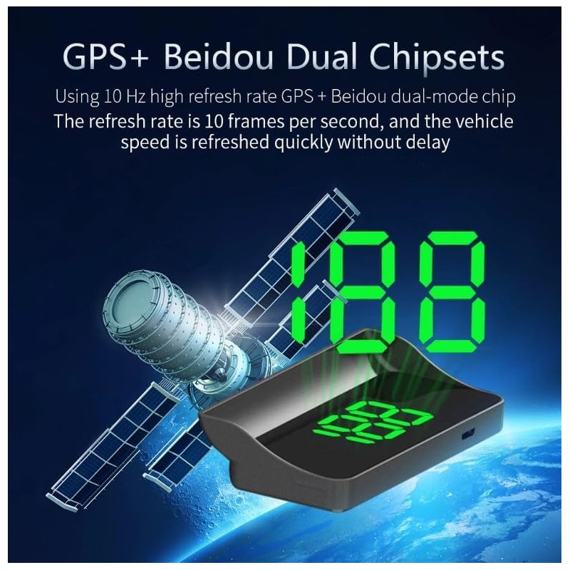Auto Digital HUD Head Up Display Proyector de Parabrisas KM/H