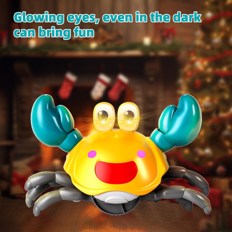 EPPO Crab Toy, Crawling Crab Musical Toy for Children