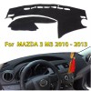 ZTT For Mazda 3 2010-2013 Black Car Dashboard Cover Dash