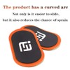Feishibang orange Gliding Discs Core Sliders Smooth Use On Carpet