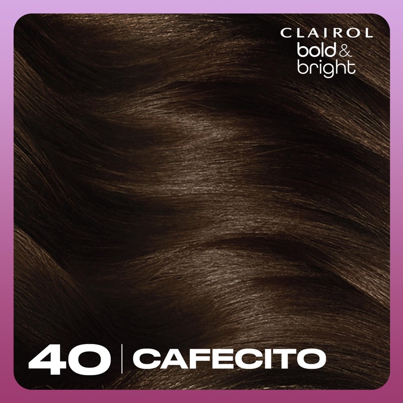 Clairol Bold & Bright Permanent Hair Dye, 40 Cafecito Hair