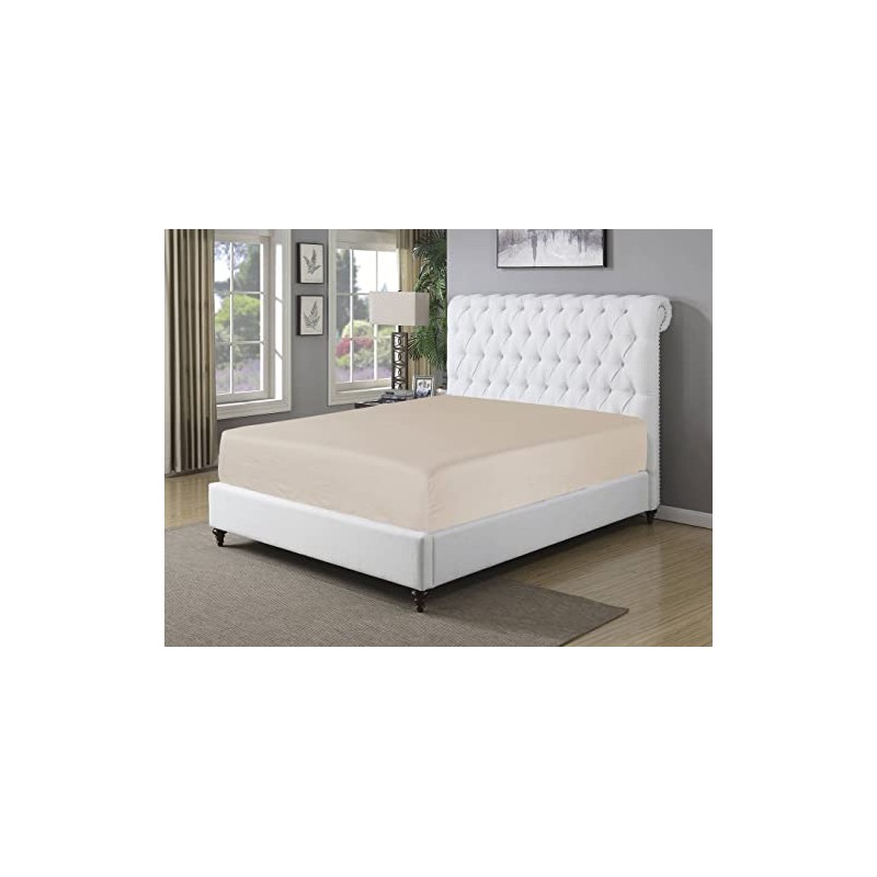 A ATH COLLECTION Egyptian Cotton Fitted Sheet 25 CM Extra