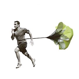 Longsing Resistance Running Umbrella Speed Training Resistance Soccer Training Weight Bearing Fitness Parachute for Improving Speed, Stamina, Strength and Accelleration (Green)