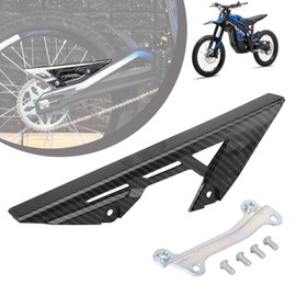 Motorbike Chain Guard Cover, Motorcycle Sprocket Guard Cover Chain Protector Belt Guard Cover for Talariasting Talaria Sting X3/MX3/MX4-Carbon Fiber Pattern