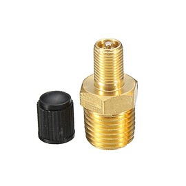 Woetwoat Brass Light Compressor, Air Compressor Valve, 1/4 Inch NPT 1/8 Inch NPT Brass Tyre Air Compressor Car Valve Tank Filling Valves Test Valve Tyre Valve Rim Valves (1/8 NPT)