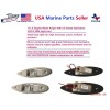 Mear Gear Marine Boat Navigation Pair LED Side Tear Drop