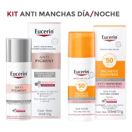 Kit Anti Manchas Hiperpigmentacion Dia Y Noche Eucerin Fps50