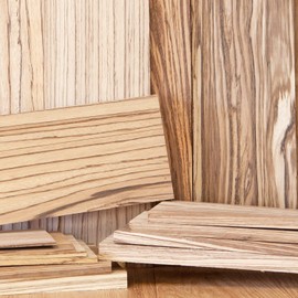 3/4” x 3” x 12” Zebrawood Solid Hardwood Unfinished for Crafts, DYI, Scroll Saw, Woodworking and Laser Engraving (1pc)