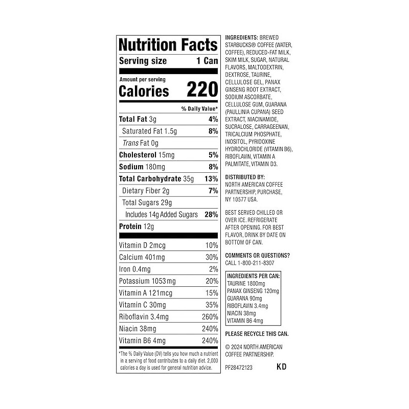 Starbucks Doubleshot, Mocha, Iced Coffee, 15 fl oz (Pack 12)