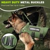 WINSEE Tactical Dog Harness with Dog Leash, Service Working MOLLE