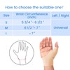 VELPEAU Elastic Thumb Wrist Support Brace (Pack of 2), Splashproof