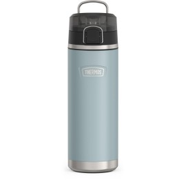 ICON SERIES BY THERMOS Stainless Steel Water Bottle with Spout 24 Ounce, Glacier