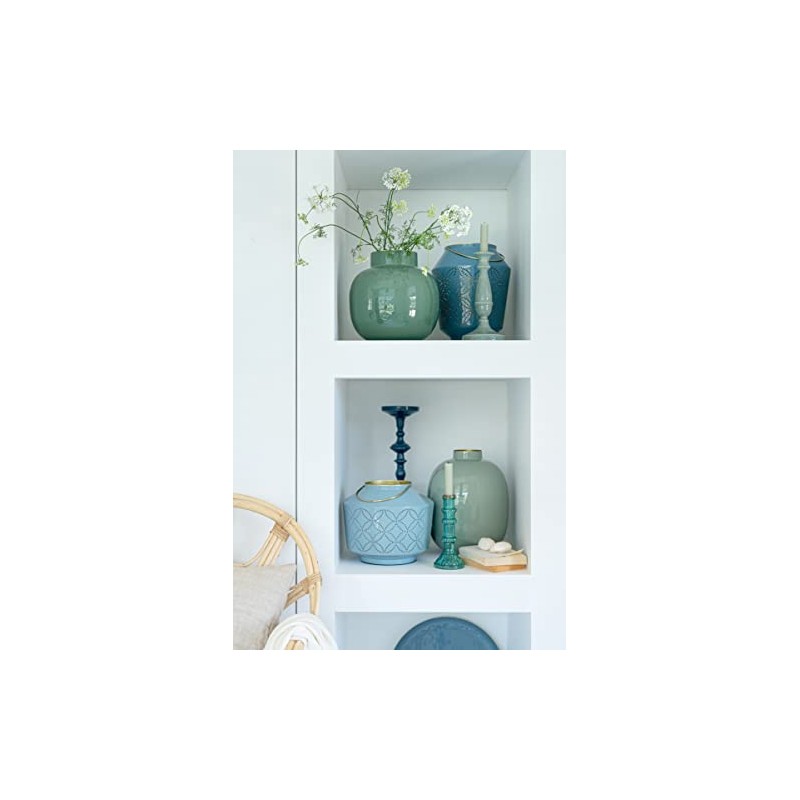 PIP STUDIO 51092093 Lantern Enamelled Green 22 cm (Pack of