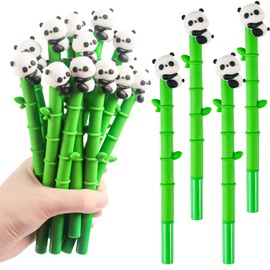 Phlognfy 20Pcs Panda Gel Stifte Set, Cartoon Panda Kugelschreiber, Kinder Schulsachen Set, Kindergeburtstag Geschenke, für Schule Bürobedarf