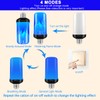 Bitrue LED Flame Light Bulbs, 4 Modes Blue Flame Effect