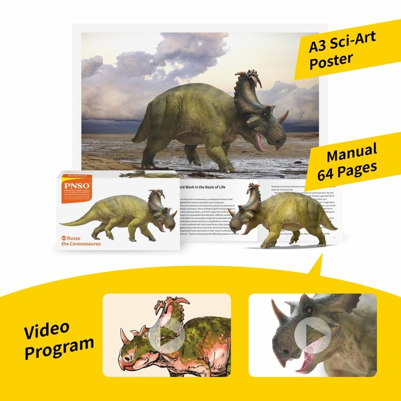 PNSO Prehistoric Dinosaur Models:89 Russo The Coronosaurus