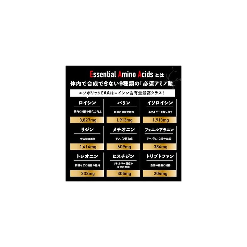 에조볼릭 EAA 500g 9종 BCAA EzoBolic EAA 500g 9 Types