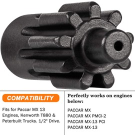Bonbo Engine Barring Tool MX 13 Fits for Paccar Kenworth T880 Truck Engine Barring Flywheel Cranking Turning Tool Replace 1453158PE & 1453158
