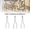 Micro Traders 6Pcs Pyrography Wire Tips Wood Burning Ball Tips