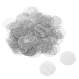 sourcing map Pipe Screen Stainless Steel Screens, 1 Inch (25.4mm) Diameter for Pipe Filter, Pack of 60