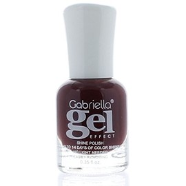 Gel Nail Polish Long Lastin, Quick Drying, Lasts up to 14 Days, No UV or LED Lamp Needed to Cure by Gabriella (Cherry Cola)