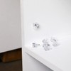 Pack of 20 Shelf Support 6 mm Plastic Transparent with