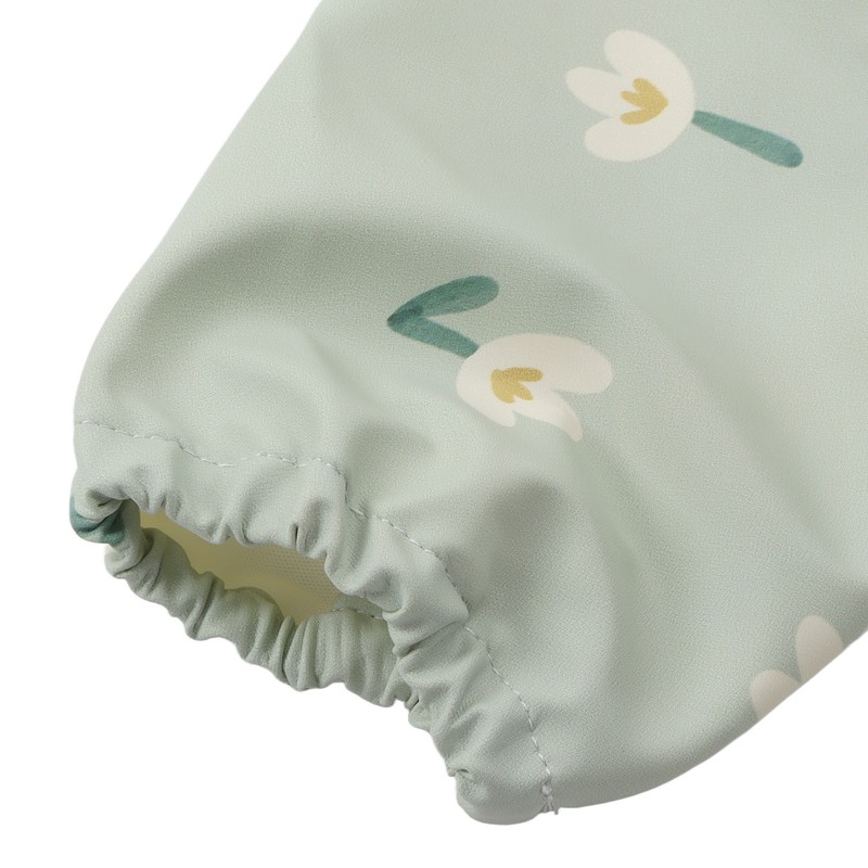 Infant Long Sleeve Bib Waterproof Cute Toddler Soft Sleeved Bib