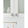 SORWDUERM 2 Pack Brushed Nickel Cabinet Knobs Satin Nickel Kitchen