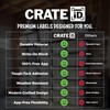 CrateID QR Code Labels for Organizing Storage | Premium QR