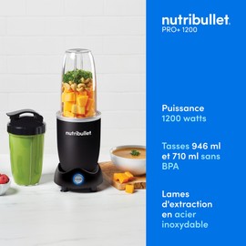 nutribullet Pro+ 1200 Watt Personal Blender with Pulse Function SKU – Black