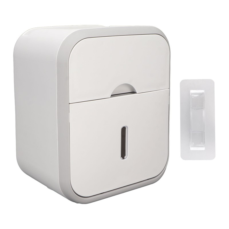 Paper Holder Box Wall Mounted Punching Free Waterproof Paper Towel
